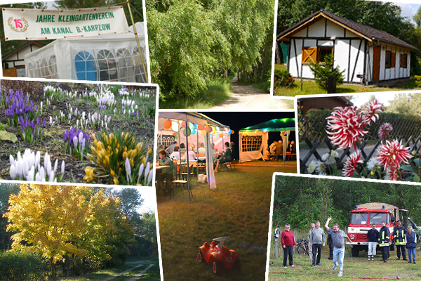 Kleingartenanlage 'Am Kanal' in Buchow-Karpzow